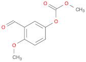 Carbonic acid, 3-formyl-4-methoxyphenyl methyl ester