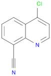 8-Quinolinecarbonitrile, 4-chloro-