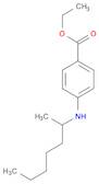 Benzoic acid, 4-[(1-methylhexyl)amino]-, ethyl ester