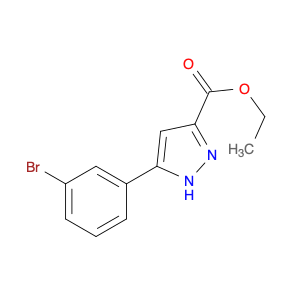 1H-Pyrazole-3-carboxylic acid, 5-(3-bromophenyl)-, ethyl ester