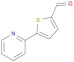 2-Thiophenecarboxaldehyde, 5-(2-pyridinyl)-