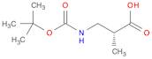 Propanoic acid, 3-[[(1,1-dimethylethoxy)carbonyl]amino]-2-methyl-, (2R)-