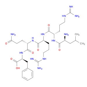 L-Phenylalanine, N-[N2-[N2-(N2-L-leucyl-L-arginyl)-L-arginyl]-L-glutaminyl]- (9CI)