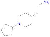 4-Piperidineethanamine, 1-cyclopentyl-