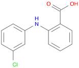 Benzoic acid, 2-[(3-chlorophenyl)amino]-