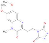 3H-1,2,4-Triazole-3,5(4H)-dione, 4-[2-(3,4-dihydro-6,7-dimethoxy-4-methyl-3-oxo-2-quinoxalinyl)e...