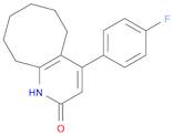 Cycloocta[b]pyridin-2(1H)-one, 4-(4-fluorophenyl)-5,6,7,8,9,10-hexahydro-