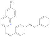 Quinoline, 6-methyl-2-[2-[4-(2-phenylethenyl)phenyl]ethenyl]-