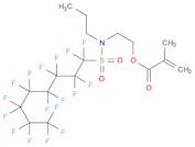 2-Propenoic acid, 2-methyl-, 2-[[(1,1,2,2,3,3,4,4,5,5,6,6,7,7,8,8,8-heptadecafluorooctyl)sulfonyl]…