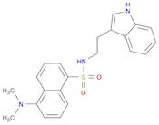 1-Naphthalenesulfonamide, 5-(dimethylamino)-N-[2-(1H-indol-3-yl)ethyl]-