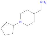 4-Piperidinemethanamine, 1-cyclopentyl-