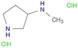 3-Pyrrolidinamine, N-methyl-, hydrochloride (1:2)