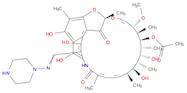 Rifamycin, 3-[(1-piperazinylimino)methyl]-