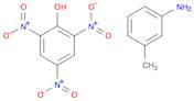 Benzenamine, 3-methyl-, compd. with 2,4,6-trinitrophenol (1:1)