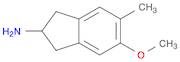 1H-Inden-2-amine, 2,3-dihydro-5-methoxy-6-methyl-