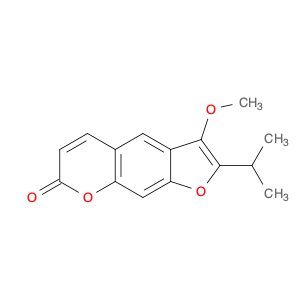 7H-Furo[3,2-g][1]benzopyran-7-one, 3-methoxy-2-(1-methylethyl)-