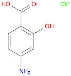 Benzoic acid, 4-amino-2-hydroxy-, calcium salt (2:1)