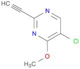 Pyrimidine, 5-chloro-2-ethynyl-4-methoxy-