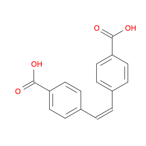 Benzoic acid, 4,4'-(1Z)-1,2-ethenediylbis-