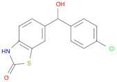 2(3H)-Benzothiazolone, 6-[(4-chlorophenyl)hydroxymethyl]-