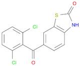 2(3H)-Benzothiazolone, 6-(2,6-dichlorobenzoyl)-