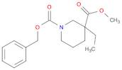 1,3-Piperidinedicarboxylic acid, 3-ethyl-, 3-methyl 1-(phenylmethyl) ester