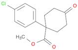 Cyclohexanecarboxylic acid, 1-(4-chlorophenyl)-4-oxo-, methyl ester