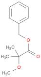 Propanoic acid, 2-methoxy-2-methyl-, phenylmethyl ester