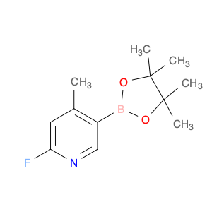 Pyridine, 2-fluoro-4-methyl-5-(4,4,5,5-tetramethyl-1,3,2-dioxaborolan-2-yl)-