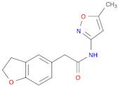 5-Benzofuranacetamide, 2,3-dihydro-N-(5-methyl-3-isoxazolyl)-