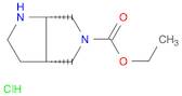 Pyrrolo[3,4-b]pyrrole-5(1H)-carboxylic acid, hexahydro-, ethyl ester, hydrochloride (1:1), (3aR,...