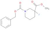 1,3-Piperidinedicarboxylic acid, 3-fluoro-, 3-methyl 1-(phenylmethyl) ester