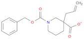 1,3-Piperidinedicarboxylic acid, 3-(2-propen-1-yl)-, 1-(phenylmethyl) ester