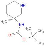 Carbamic acid, N-[(3S)-3-methyl-3-piperidinyl]-, 1,1-dimethylethyl ester