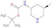 Carbamic acid, N-[(3R,5R)-5-fluoro-3-piperidinyl]-, 1,1-dimethylethyl ester