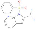 1H-Pyrrolo[2,3-b]pyridine, 2-(difluoromethyl)-1-(phenylsulfonyl)-