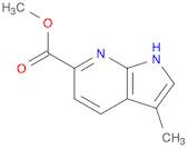 1H-Pyrrolo[2,3-b]pyridine-6-carboxylic acid, 3-methyl-, methyl ester