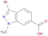 1H-Indazole-6-carboxylic acid, 3-bromo-1-methyl-