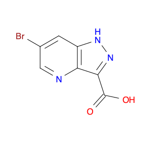 1H-Pyrazolo[4,3-b]pyridine-3-carboxylic acid, 6-bromo-