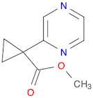 Cyclopropanecarboxylic acid, 1-(2-pyrazinyl)-, methyl ester