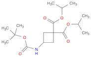 1,1-Cyclobutanedicarboxylic acid, 3-[[(1,1-dimethylethoxy)carbonyl]amino]-, 1,1-bis(1-methylethyl)…