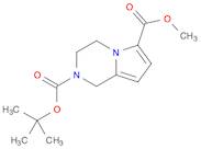 Pyrrolo[1,2-a]pyrazine-2,6(1H)-dicarboxylic acid, 3,4-dihydro-, 2-(1,1-dimethylethyl) 6-methyl e...