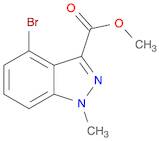 1H-Indazole-3-carboxylic acid, 4-bromo-1-methyl-, methyl ester