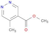 4-Pyridazinecarboxylic acid, 5-methyl-, methyl ester