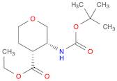 2H-Pyran-4-carboxylic acid, 3-[[(1,1-dimethylethoxy)carbonyl]amino]tetrahydro-, ethyl ester, (3R,4…