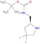 Carbamic acid, N-[[(2S)-4,4-difluoro-2-pyrrolidinyl]methyl]-, 1,1-dimethylethyl ester