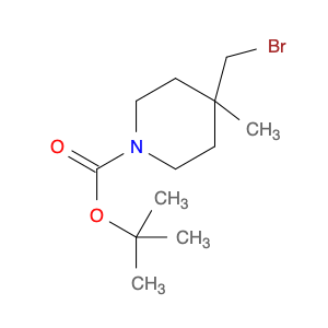 1-Piperidinecarboxylic acid, 4-(bromomethyl)-4-methyl-, 1,1-dimethylethyl ester