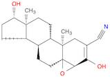 Androst-2-ene-2-carbonitrile, 4,5-epoxy-3,17-dihydroxy-, (4α,5α,17β)-