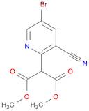 Propanedioic acid, 2-(5-bromo-3-cyano-2-pyridinyl)-, 1,3-dimethyl ester