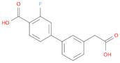 [1,1'-Biphenyl]-3-acetic acid, 4'-carboxy-3'-fluoro-